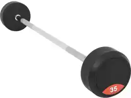 Gorilla Sports Sztanga gumowana prosta stała 35kg