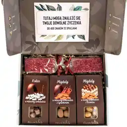 Green Touch Zestaw prezentowy w pudełku zestaw słodycze migdały kokos czekolada box