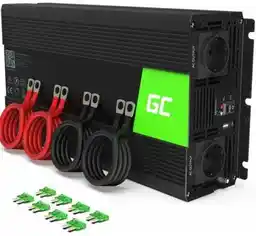 Greencell Przetwornica 24V na 230V 2000W/4000W Czysta sinusoida INV20