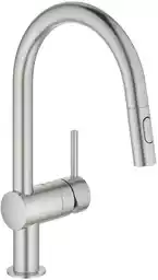 Grohe Minta Bateria kuchenna wysoka z wyciąganą wylewką stal nierdzewna 32321DC2