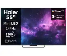 Haier H55M90EUX 55 Mini LED 4K 144Hz Telewizor LED