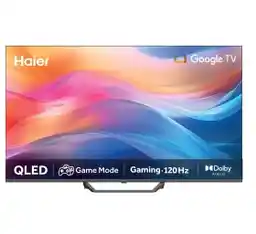Haier H65S80FUX 65 QLED 4K 120Hz GoogleTV Dolby Vision Dolby Atmos Telewizor QLED