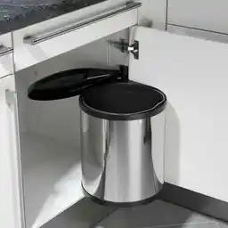 Hailo Kosz na śmieci do szafki COMPACT-BOX 15L INOX