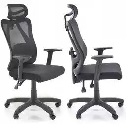 Halmar Fotel ergonomiczny RAMOS Czarny