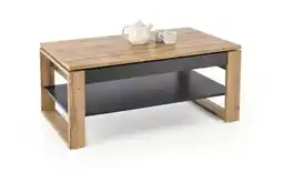 Halmar Ława z podnoszonym blatem BETTY Dąb artisan plus czarny