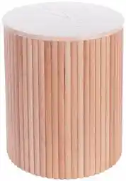 Halmar Stolik kawowy okrągły naturalny mat 40 cm Woody-S