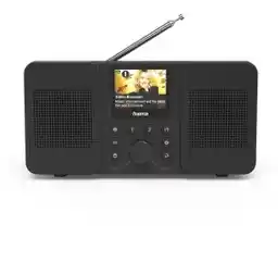 Hama DIR10 Radio FM, DAB, Internetowe Wi-Fi Bluetooth Czarny Radioodbiornik