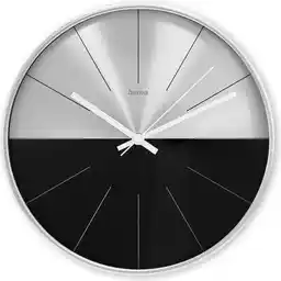 Hama Zegar ścienny Sicilia 30 cm Srebrno-czarny