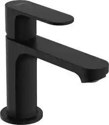 Hansgrohe Rebris S Bateria umywalkowa CoolStart EcoSmart+ z korkiem czarny mat 72586670