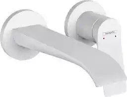 Hansgrohe Vivenis Bateria umywalkowa ścienna kaskadowa biały mat 75050700