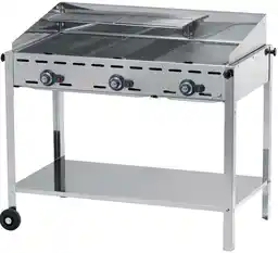 Hendi Grill gazowy Green Fire Profi Line 3-palnikowy 149591
