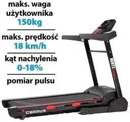 Hertz Fitness Bieżnia elektryczna Cerrus 1850W 18km/h