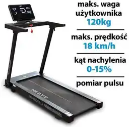 Hertz Fitness Bieżnia elektryczna Run Master 1.5 1840W 18 km/h