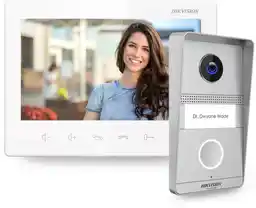 Hikvision WIDEODOMOFON DS-KIS101-P/Surface 2-ŻYŁOWY