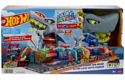 Hot Wheels Tor Ultra Myjnia Rekina Color Reveal HTN82
