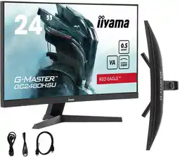Iiyama G-Master GC2480HSU-B1 24 Full HD VA 180Hz 0,5ms MPRT Zakrzywiony Gamingowy Monitor LED