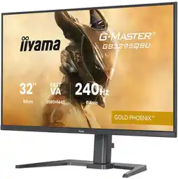 Iiyama G-Master Gold Phoenix GB3295QSU-B1 32 2K Fast VA 240Hz 0,4ms MPRT Gamingowy Monitor LED