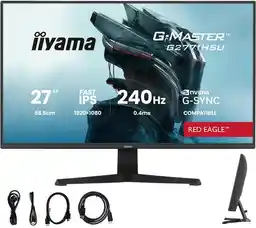 Iiyama G-Master Red Eagle G2771HSU-B1 27 Full HD Fast IPS 240Hz 0,4 MPRT Gamingowy Monitor LED