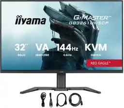 Iiyama G-Master Red Eagle GB3261UHSCP-B1 32 4K VA 144Hz 0,6ms MPRT Gamingowy Monitor LED