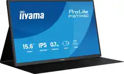 Iiyama Monitor 15,6 ProLite P1671HSC-B1 Ips 1920x1080 3ms 60Hz