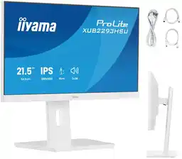 Iiyama Monitor 22 ProLite XUB2293HSU-W7 Fhd Ips Led 100Hz 1ms Hdmi Dp Vesa