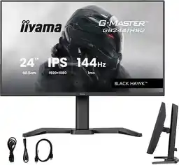 Iiyama Monitor 24 GB2441HSU-B1 Ips 1920x1080 fhd 144Hz 1ms Pivot