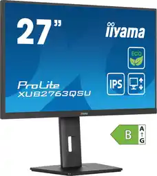 Iiyama Monitor 27 cali ProLite XUB2763QSU-B1 IPS,QHD,HAS,100Hz