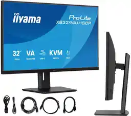 Iiyama Monitor 32 ProLite XB3294UHSCP-B Va 3840x2160 4K Uhd 60Hz