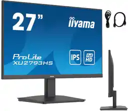Iiyama ProLite XU2793HS-B7 27 Full HD IPS 100Hz 1ms MPRT Monitor LED
