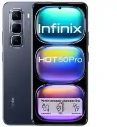 Infinix Hot 50 Pro 8/256GB 6.78 120Hz 50Mpix Czarny Smartfon