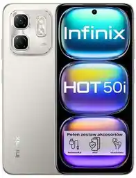 Infinix Smartfon Hot 50i 4/128GB 6.7 120Hz Szary
