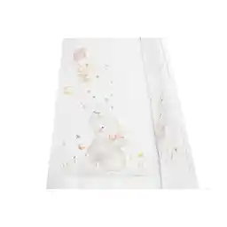 Interbaby Kołdra 100x135 poszwa i ochraniacz do łóżeczka 60x180 Słoń biała różowa