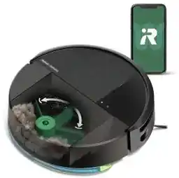 IRobot Roomba 205 DustCompactor Combo Funkcja mopowania Tworzenie mapy pomieszczenia 68dB Czarny Robot sprzątający