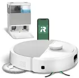 IRobot Roomba Plus 505 Combo Funkcja mopowania Stacja oczyszczająca Tworzenie mapy pomieszczenia 68dB Biały Robot sprzątający