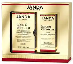 JANDA Zestaw kosmetyków My Clinic Gold C premium + Żelazko zmarszczek