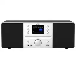 JVC RD-E874B 15W WI-Fi Bluetooth Radio FM, DAB Internetowe Czarno-srebrny Mikro i mini wieża