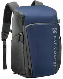 K f Concept Plecak KF13.128V2 Szaro-niebieski