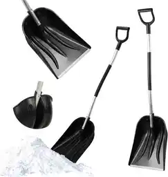 Kadax Łopata do śniegu 148 cm, czarna