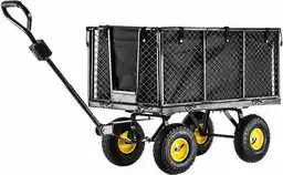 Kadax Wózek ogrodowy Bodo, czarny