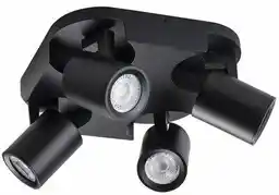 Kanlux Lampa sufitowa Laurin EL-4O B Czarny