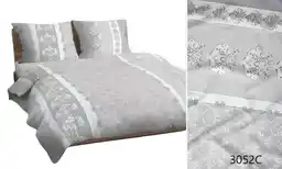 Karo Pościel bawełniana 140x200 Bawełna Max szara ornamenty