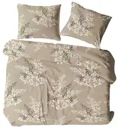 KARO Pościel z kory 160x200 cappuccino gałązki liście 1312N Bielawa