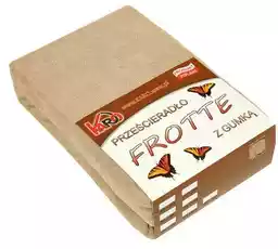 Karo prześcieradło frotte z gumką 60x120 beżowe ciemne P10-60 grube 200g