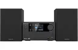 Kenwood Wieża M-725DAB Czarna, Odtw.CD/-R/-RW, BT, Tuner FM/DAB