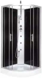 Kerra Kabina natryskowo-masażowa 80x80X230 cm/4 mm z brodzikiem, FARO
