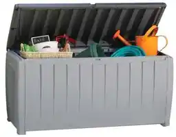 Keter Skrzynia ogrodowa Novel Storage Box 340L Szaro-czarny