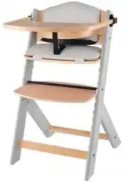 Kinderkraft Krzesełko do karmienia Enock plus poduszka Szaro-brązowy