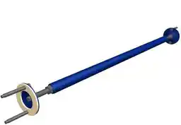 Kometa drążek do podciągania rozporowy 70 - 100 cm niebieski