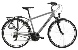 Kross Rower trekkingowy Trans 1.0 M19 28 cali męski Szaro-czarny