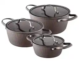 La Bonita Especial LB6ZGA002 Indukcja Aluminium 6 elementów Zestaw garnków